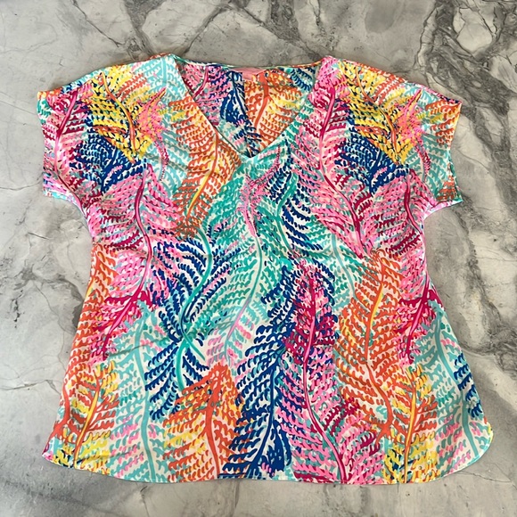 Lilly Pulitzer multi colored top - Picture 1 of 2